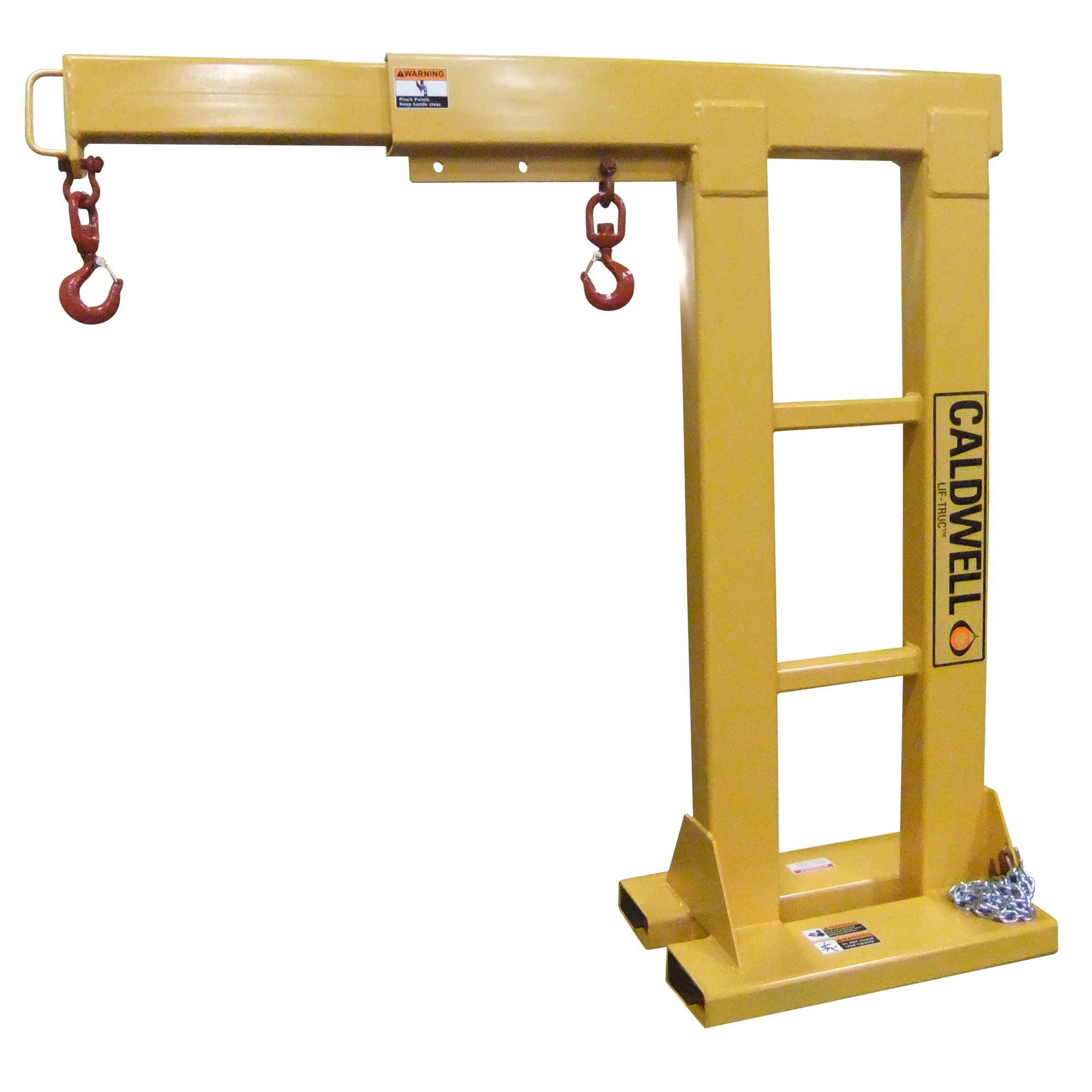 Caldwell, Reach Over Fork Lift Boom, Capacity 4000 lb, Extended Length 72 in, Extended Retracted 48 in, Model# ROB-40